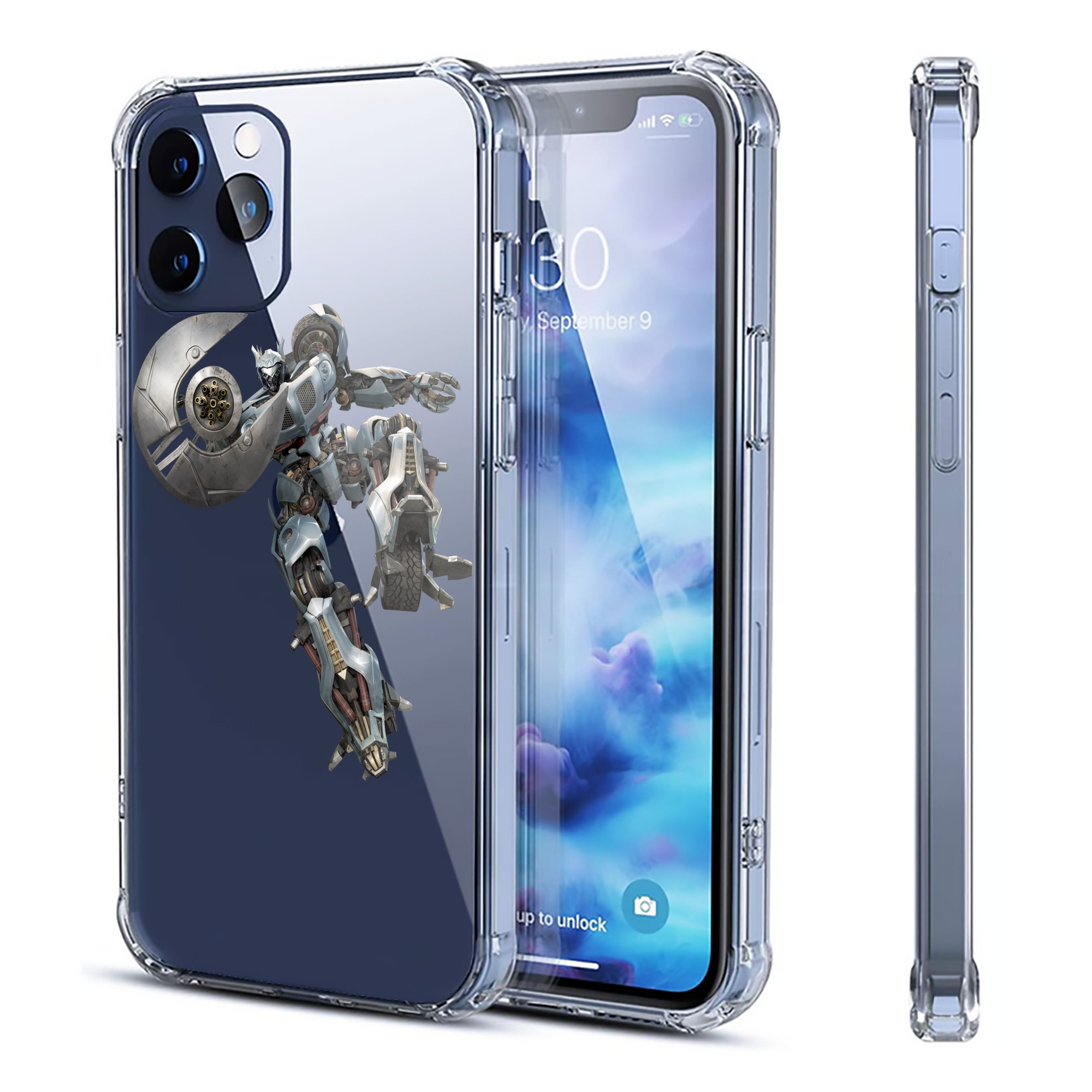 （画像用）  【iPhone 12シリーズ対応】透明スマホケース（クリアソフトケース）